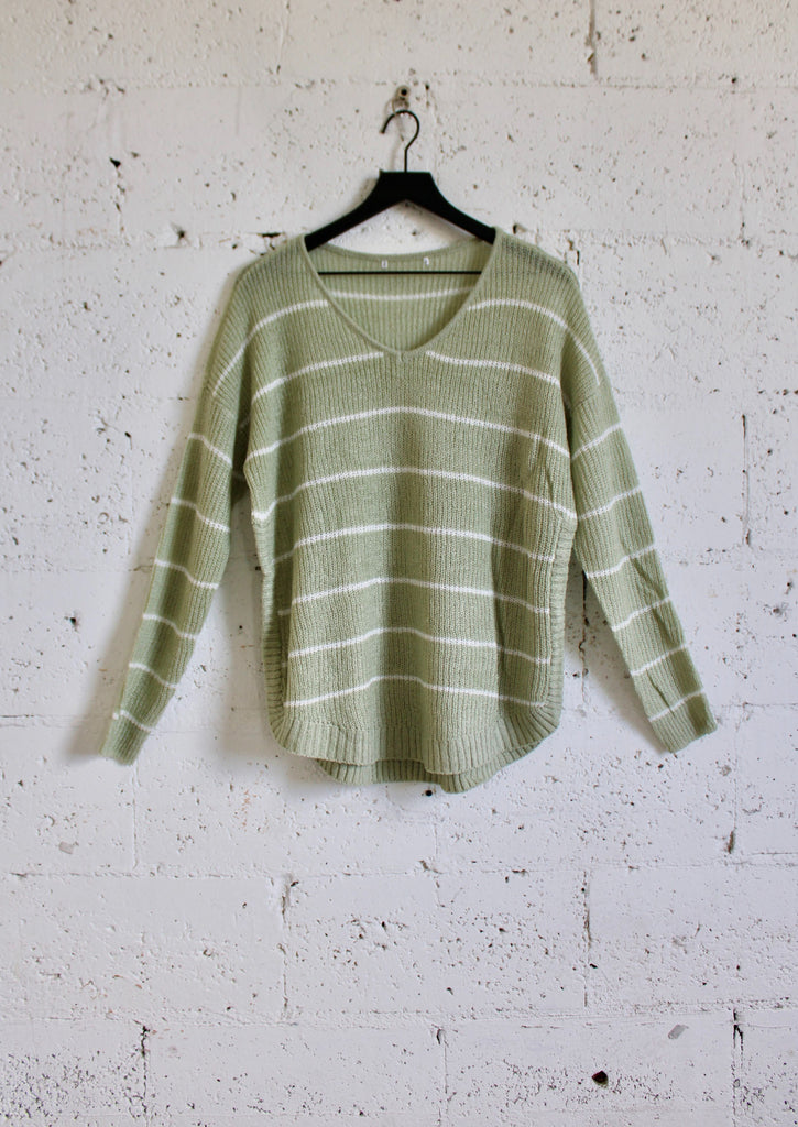 Sage green sweater online